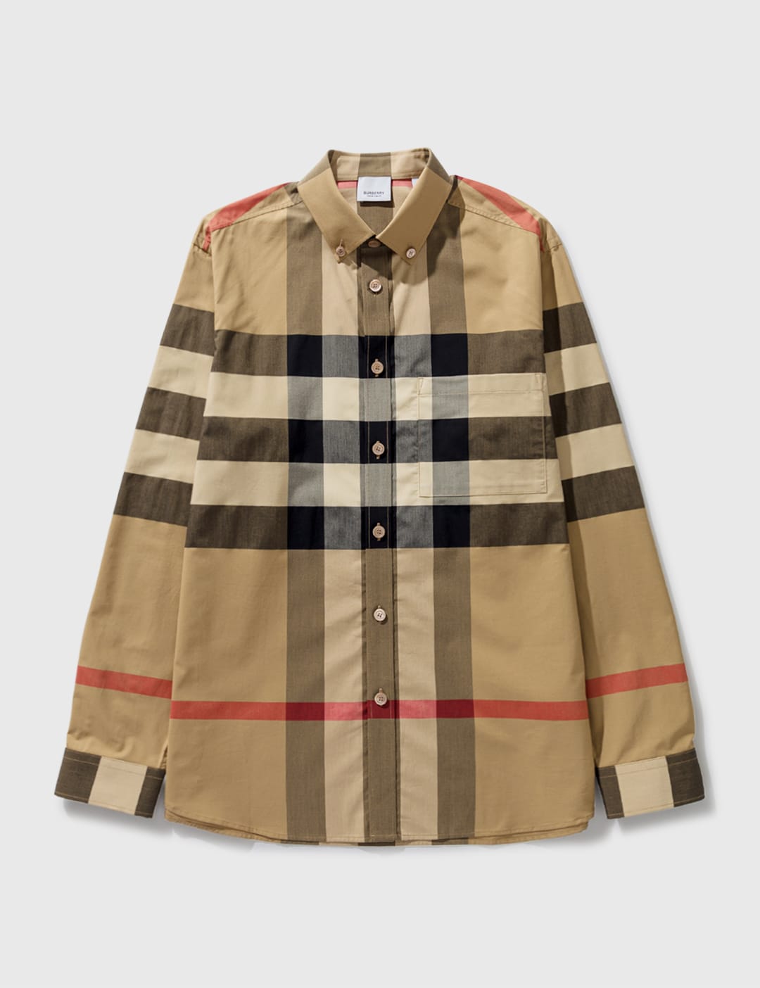 Burberry - Oversized Check Cotton Shirt | HBX - Globally Curated Fashion  and Lifestyle by Hypebeast