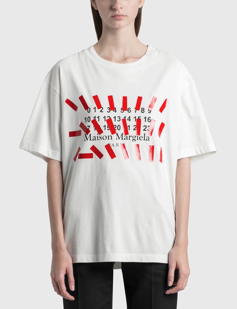 Maison Margiela - Tape Print Oversized T-shirt | HBX - Globally