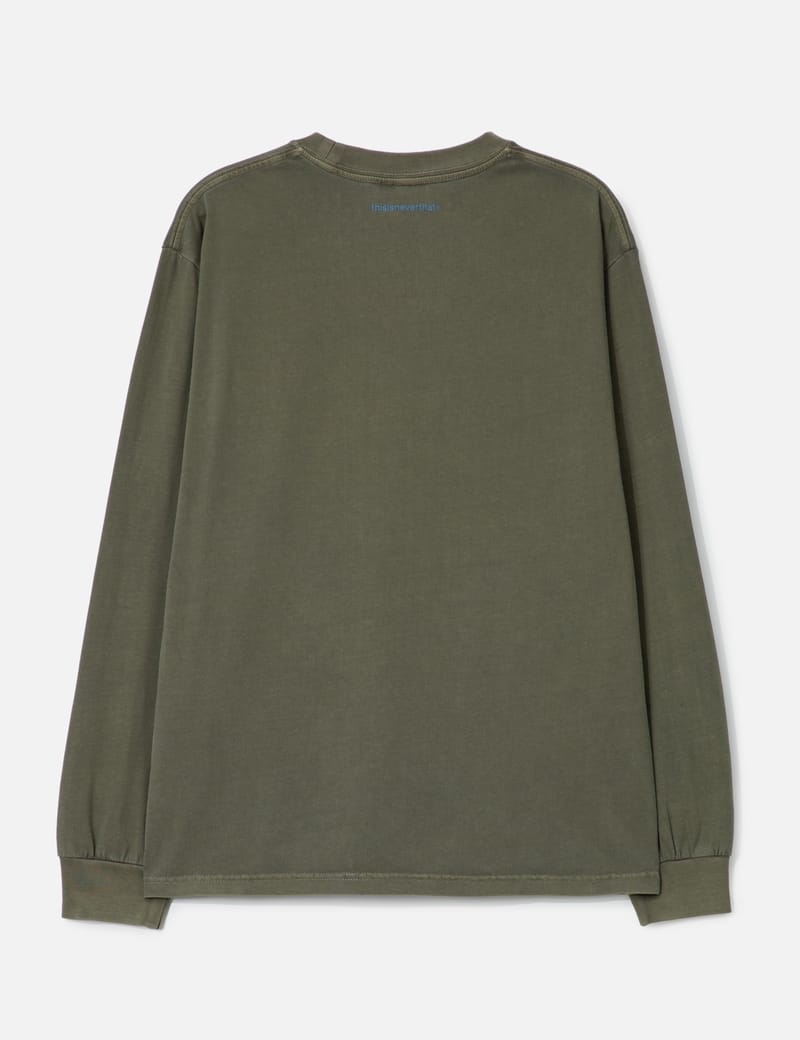 thisisneverthat® T-Logo Long Sleeve T-Shirt - 210gsm cotton, logo