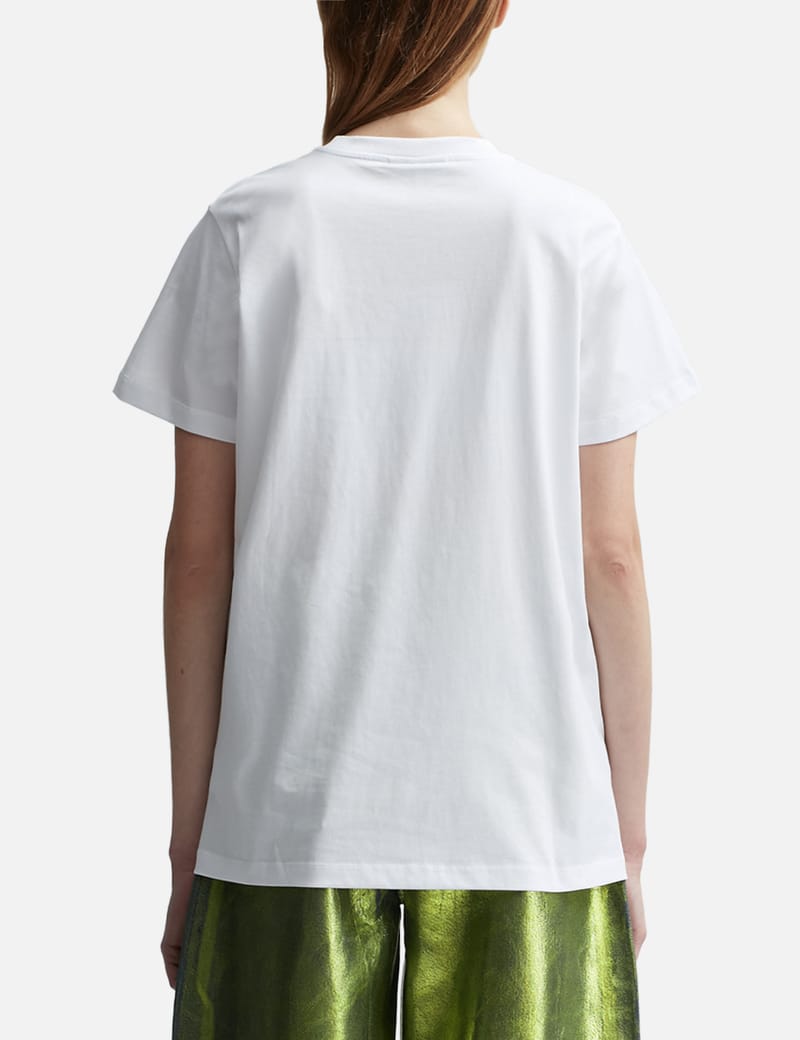 Ganni - White Relaxed Lemon T-shirt | HBX - Globally Curated