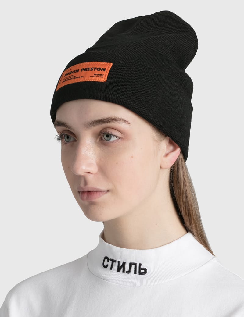 HERON PRESTON® - Logo Patch Beanie | HBX - Globally Curated