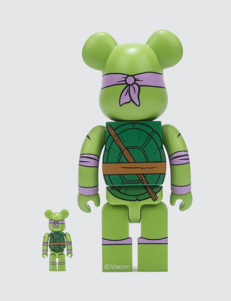 Medicom Toy - 100% & 400% Donatello Bearbrick Set | HBX