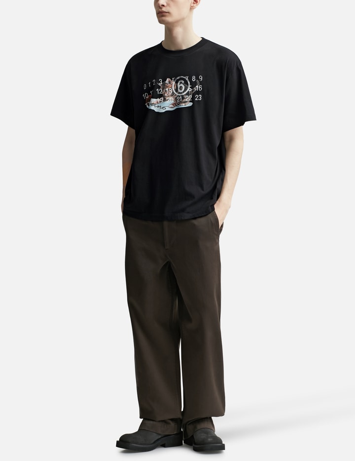 MM6 Maison Margiela - Cat & Wool Print T-Shirt | HBX - Globally Curated ...