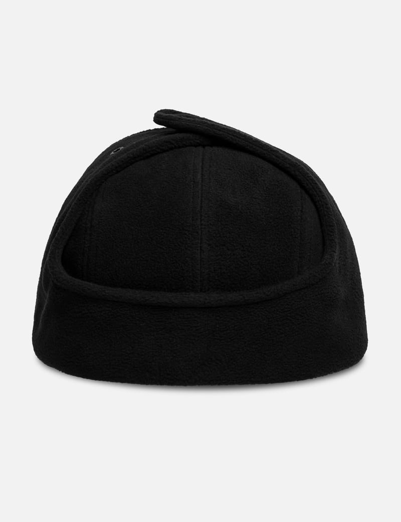 F.C. Real Bristol Fleece Flight Cap - 輕盈抓絨飛行帽，短簷與側扣耳
