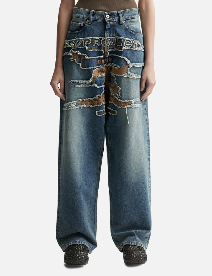 Y/PROJECT - EVERGREEN PARIS' BEST PATCH JEANS | HBX