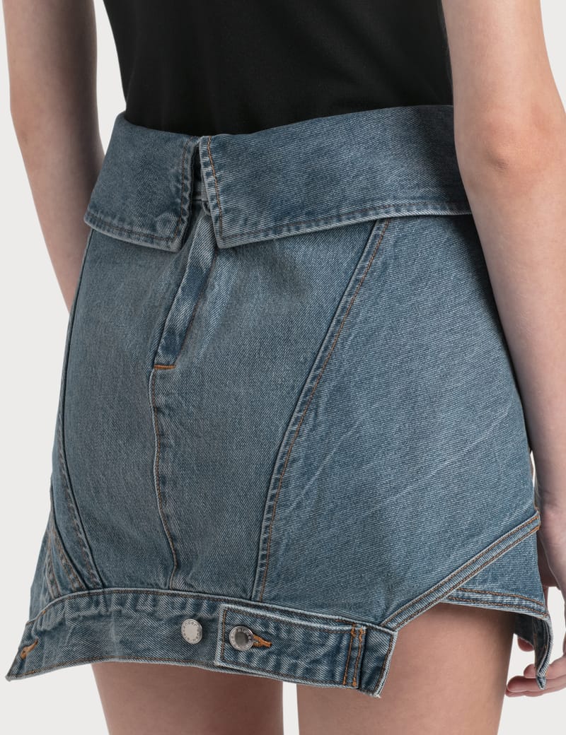 スカート ALEXANDER WANG Women Mini Skirts 4DC3235595401 BLUE Alexander Wang Mini skirt - Blue - Women | 4DC3235595401