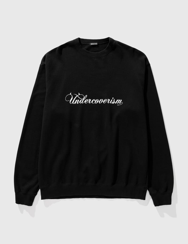 Undercoverism Logo-print Cotton Jumper In Black | ModeSens