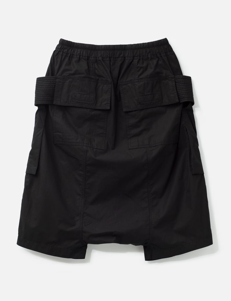 Rick Owens Drkshdw Creatch Cargo Pods - Drop-crotch ripstop cargos
