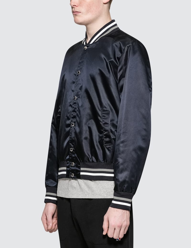 Maison Kitsuné - Satin Teddy Jacket | HBX - Globally Curated