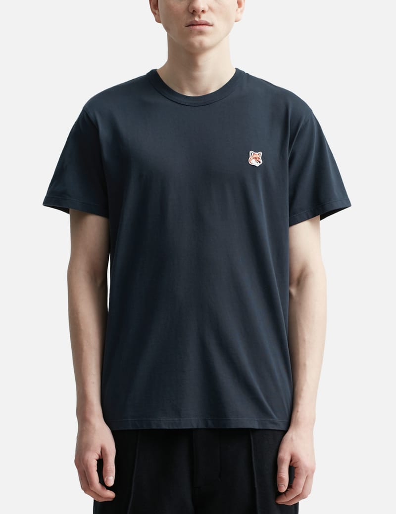 Maison Kitsuné - Fox Head Patch Classic T-shirt | HBX - Globally