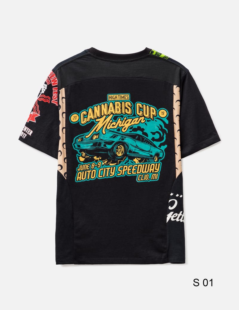 ◆Marine Serre◆MSグラフィックT Sn42Tシャツ Marine Serre グラフィック Tシャツ | ホワイト | FARFETCH JP