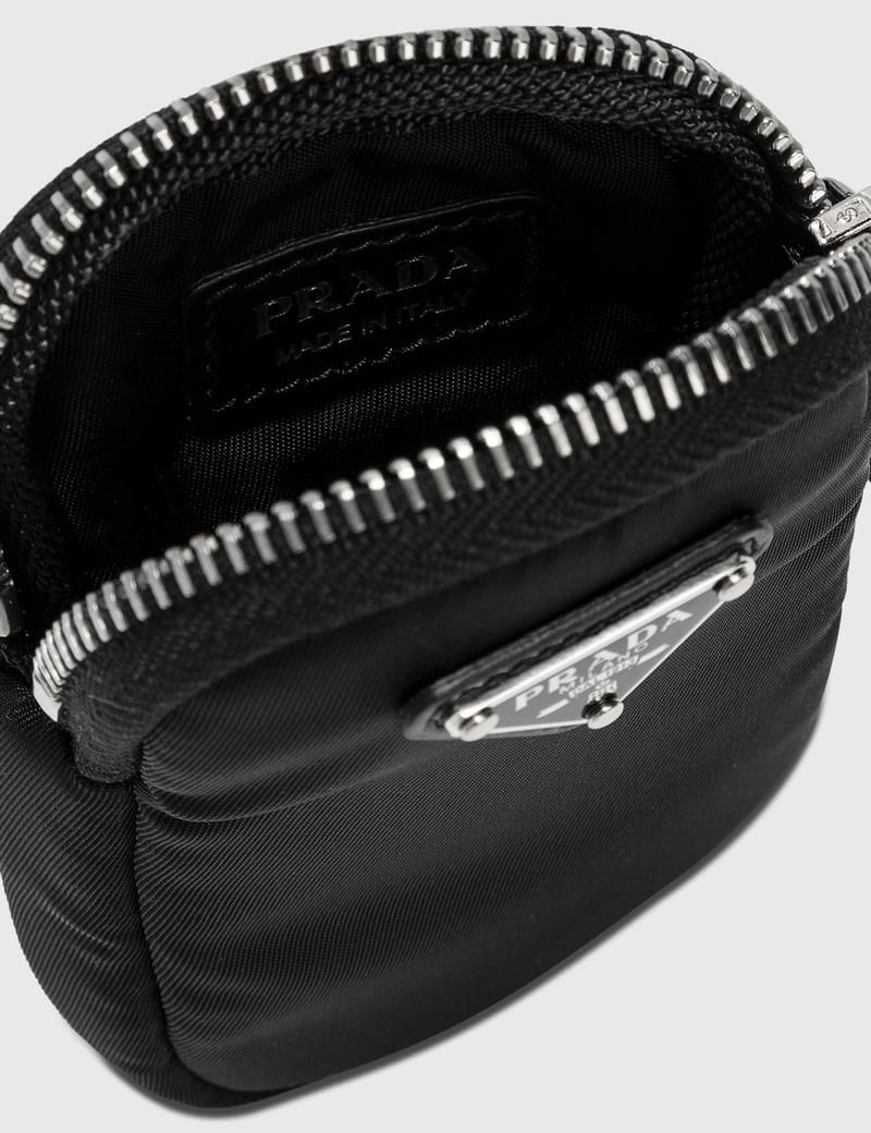 人気 ★PRADA★ NYLON STRAP MINI POUCH BLACK Prada - Re-Nylon mini-bag black - The Corner