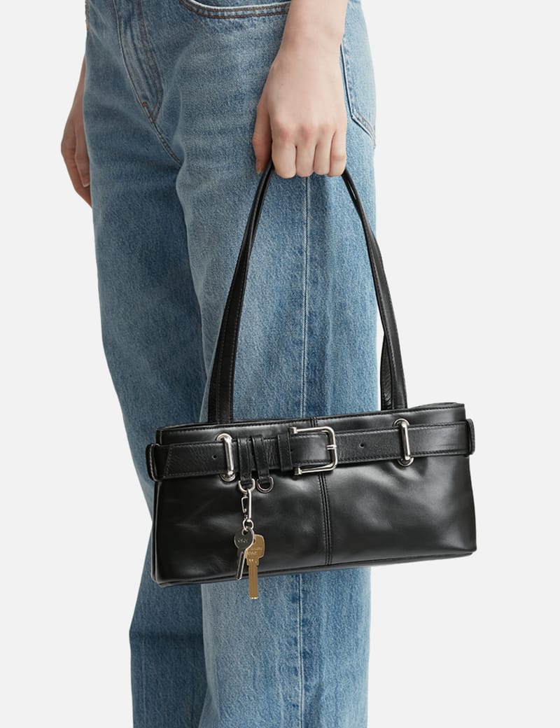 バッグ OSOI SHOULDER BROCLE MINI [STONE BLACK] OSOI SHOULDER BROCLE MINI [STONE BLACK] | Trendy Leather