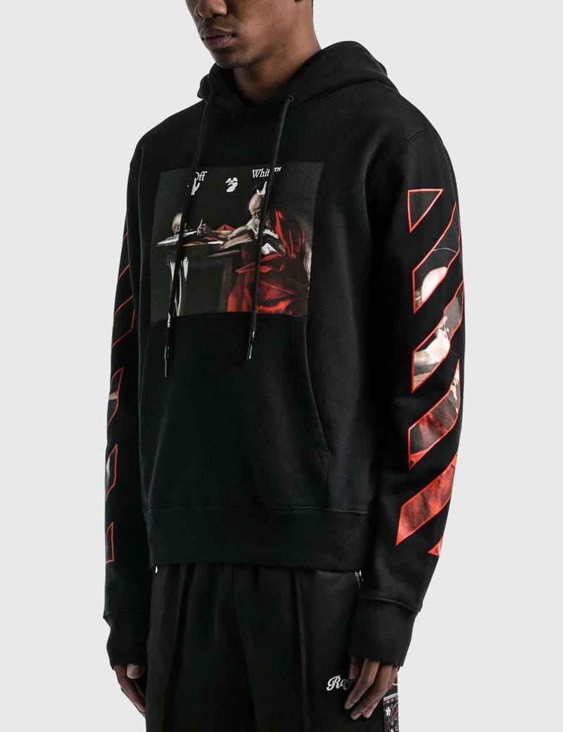 Off white hoodie black red online