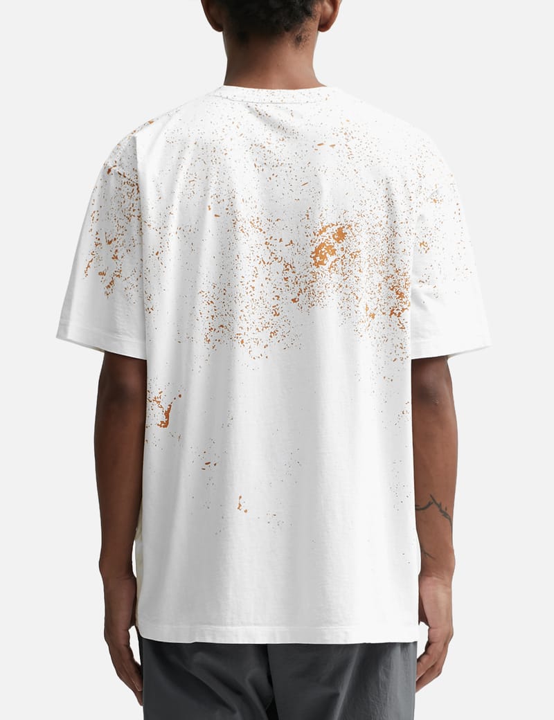 Tシャツ・カットソー STONE White Cotton T-Shirt Stone Island - Drops Two Print T-shirt | HBX - Globally