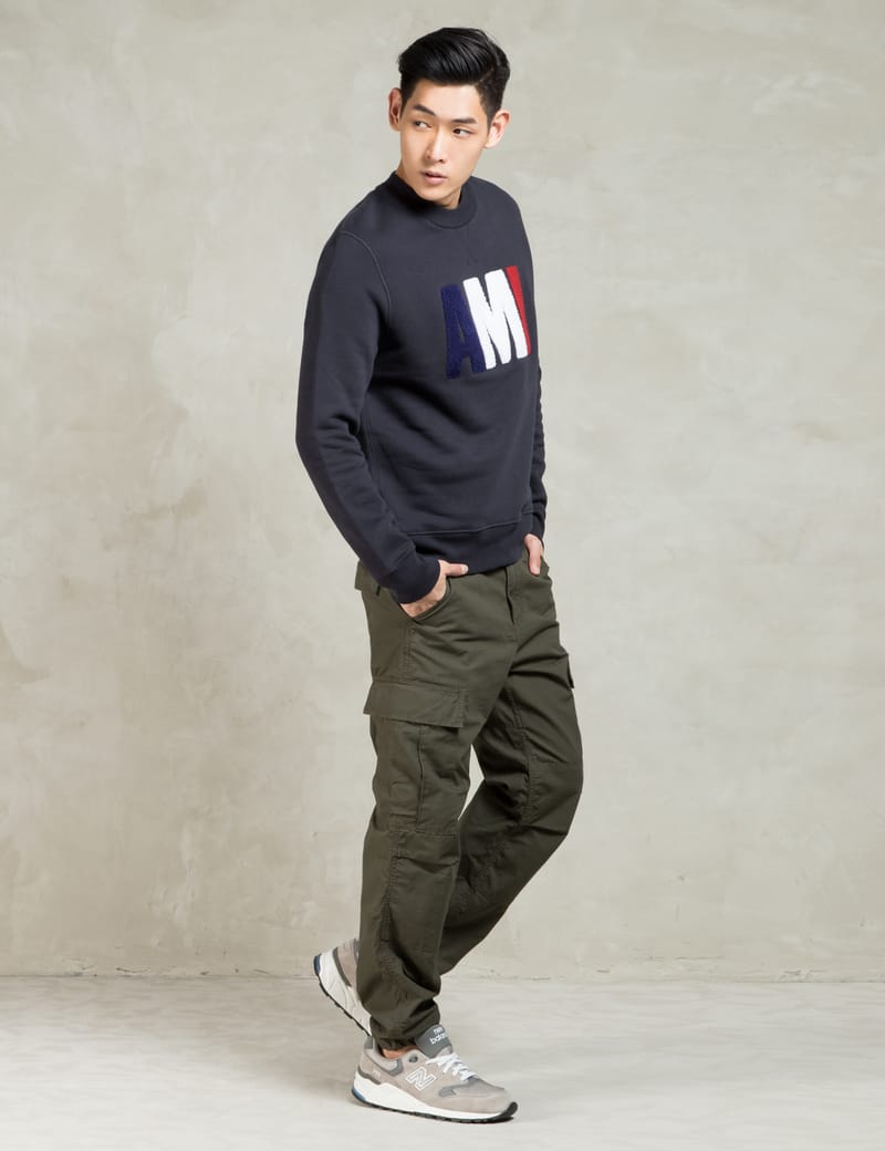 ami ネイビー トレーナー　XS AMI_Sweater_1_1-