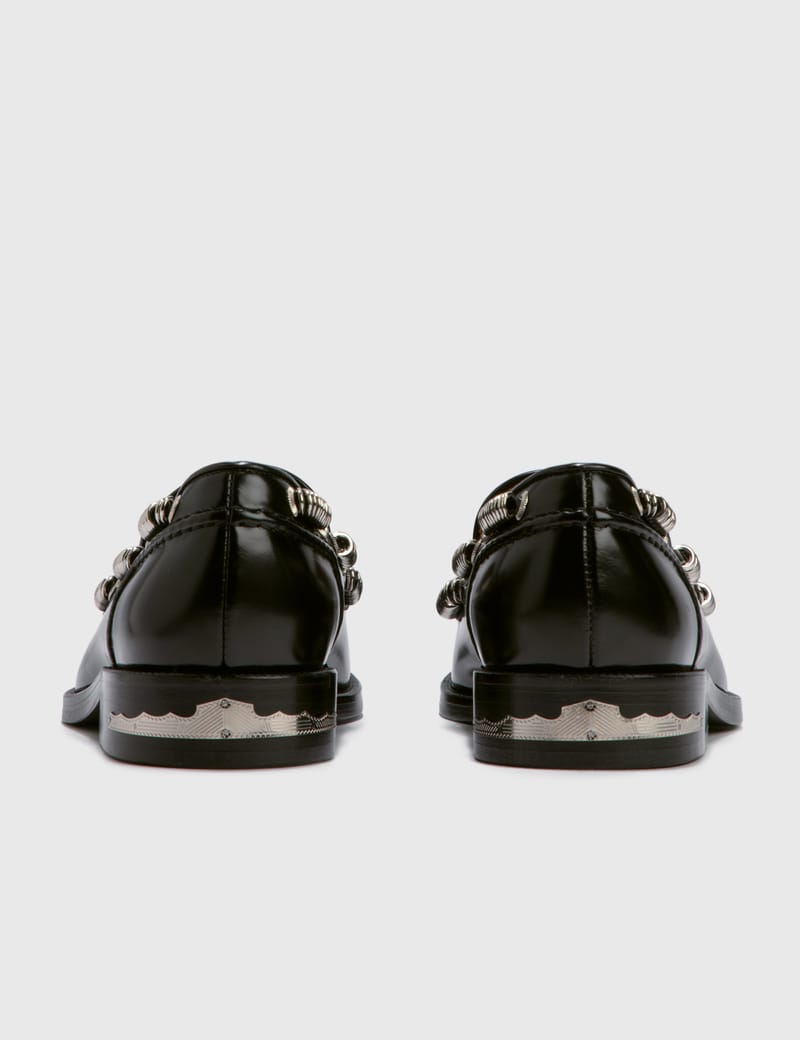 Toga Virilis - RING-EMBELLISHED LOAFERS | HBX - Globally Toga Virilis - RING-EMBELLISHED LOAFERS | HBX - Globally