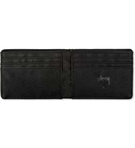 Stüssy - Black CLC Bi-Fold Wallet | HBX