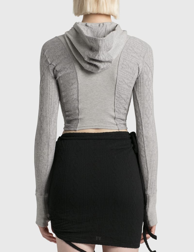 トップス hyeinseo hooded croped top (size:1)GR8 Hyein Seo - Hooded Crop Top | HBX - Globally Curated Fashion