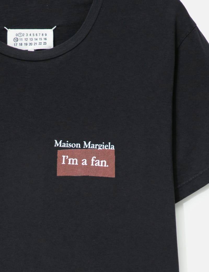 MAISON MARGIELA ネイビー ロゴ刺繍 Tシャツ Maison Margiela メゾンマルジェラ Numeric Logo Mako Cotton T