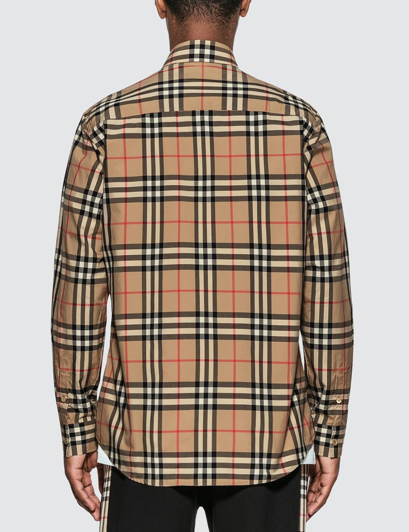 Burberry - Check Cotton Poplin Shirt | HBX - Globally