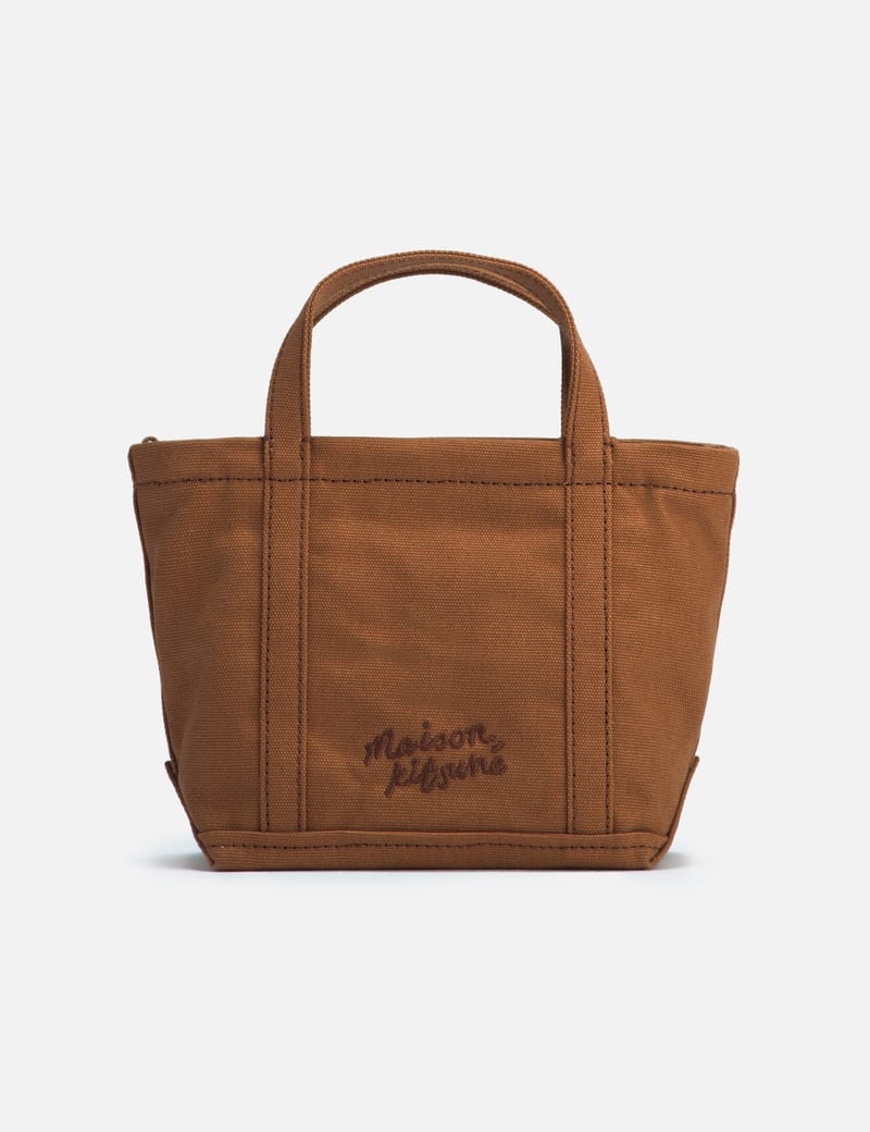Maison Kitsuné - FOX HEAD MINI TOTE | HBX - HYPEBEAST 為您
