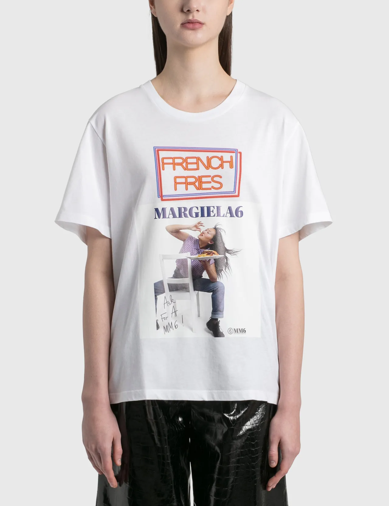 MM6 Maison Margiela - French Fries Graphic T-shirt | HBX