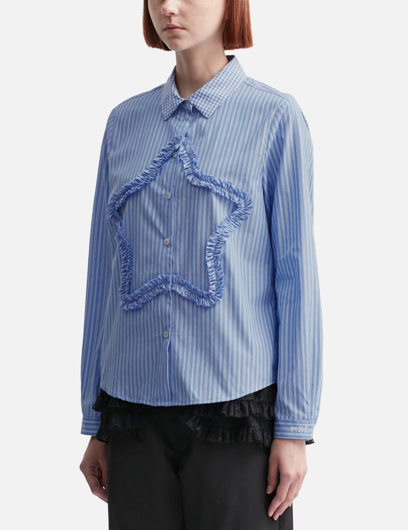 【COSYHARU】Pleated shirt Sandy Liang - Sirius Shirt | HBX - Globally Curated Fashion