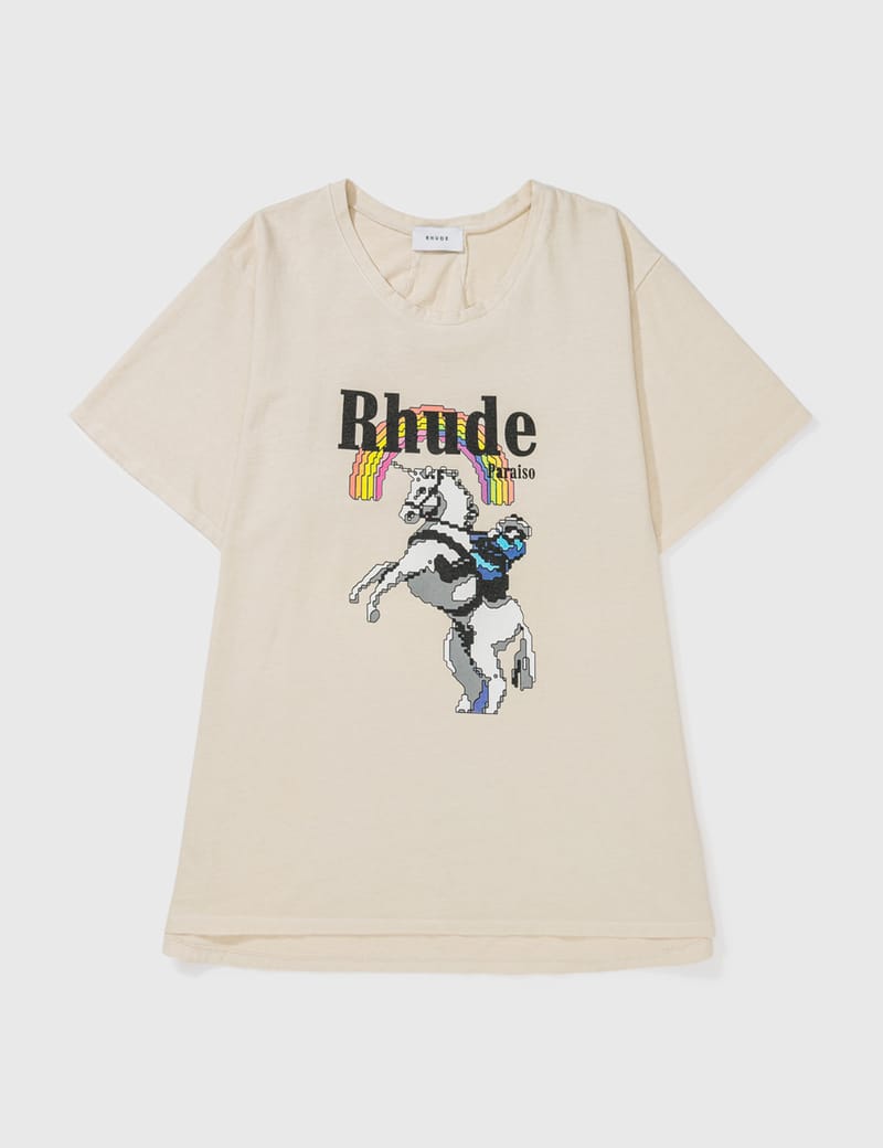 Rhude - Graphic T-shirt | HBX - ハイプビースト(Hypebeast)が厳選 ...