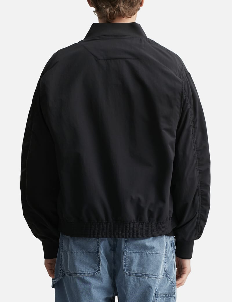 Nanamica ALPHADRY Field Jacket - Relaxed black jacket with