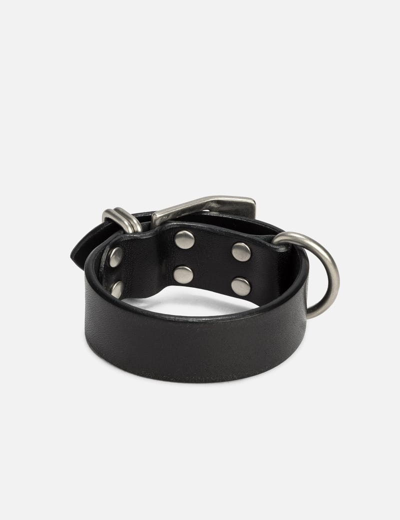 【UNDERCOVER】真鍮 ダブルバックル LEATHER CUFF F Undercover - LEATHER CUFF | HBX