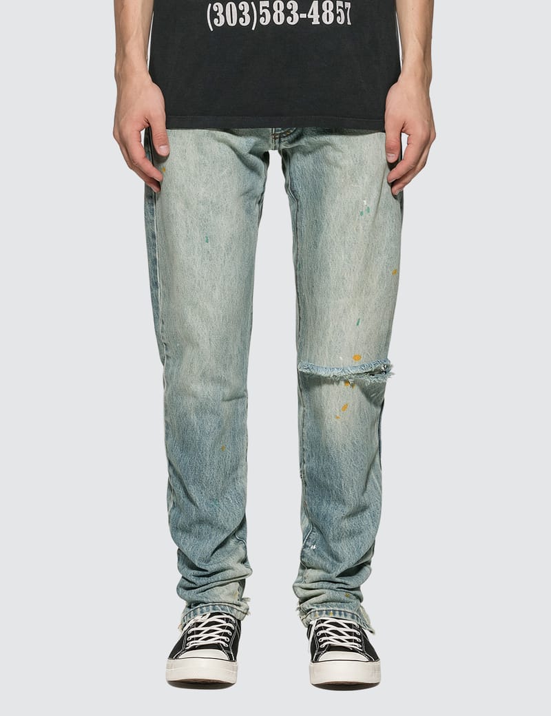 Rhude - Denim 1 Jeans | HBX - ハイプビースト(Hypebeast)が厳選した