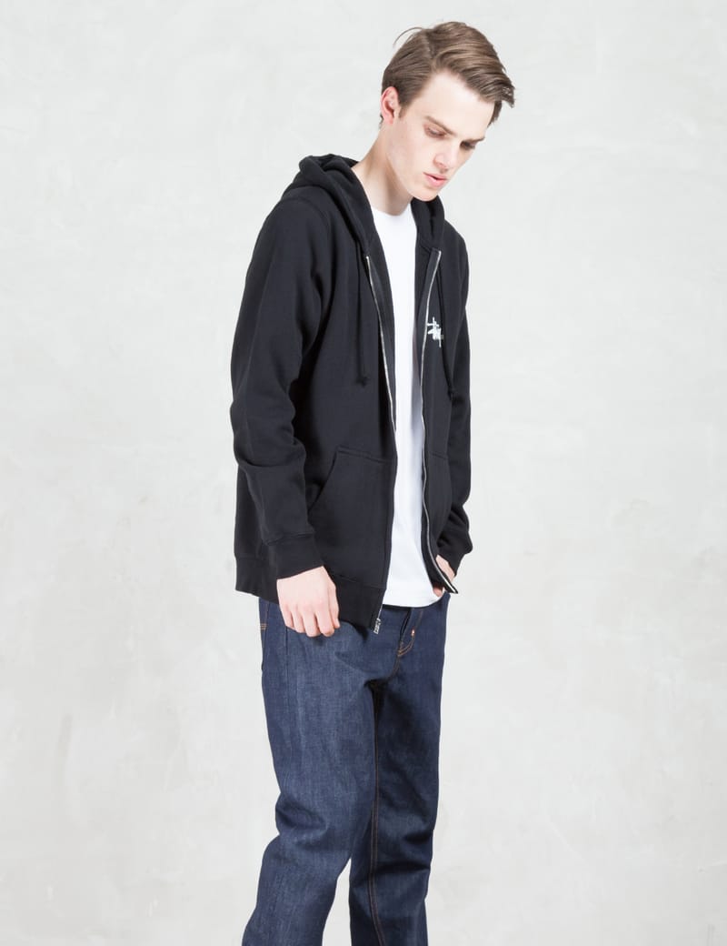 Stüssy - Basic Logo Zip Hoodie | HBX - Globally Curated