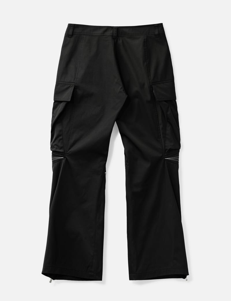 FFFPostalservice Articulated Knee Dart Cargo Trousers - Glossy