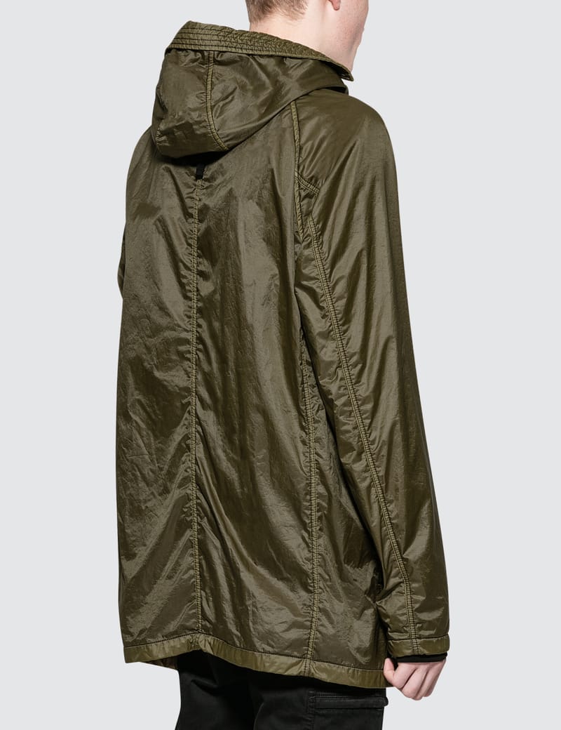 Stone island outlet lamy flock olive