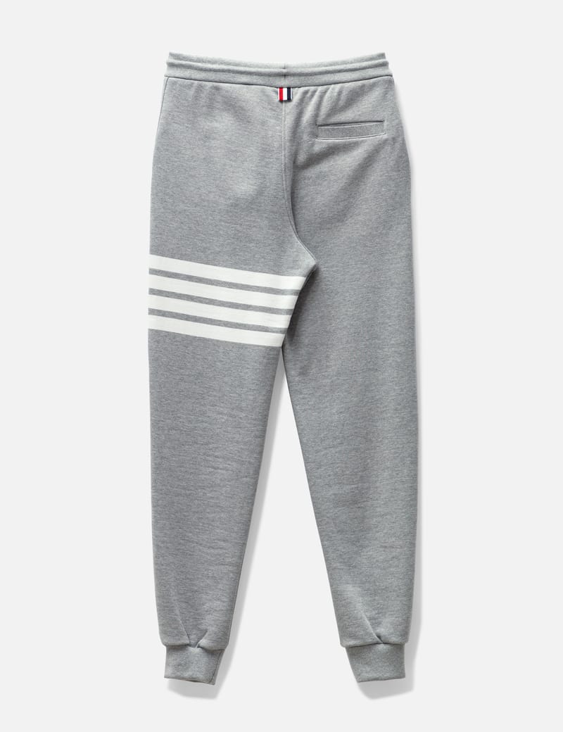 Thom 2024 Browne LIGHT GREY COTTON 4-BAR STRIPE CLASSIC SWEATPANT