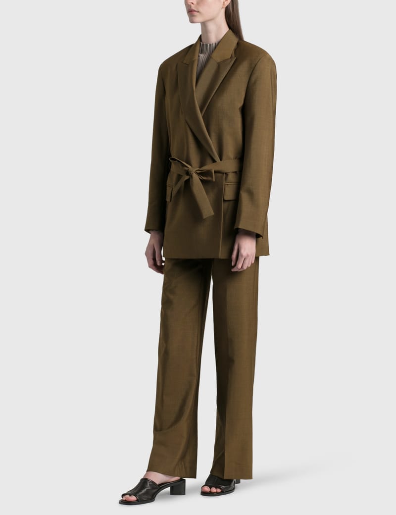 Ganni - Asymmetrical Blazer | HBX - Globally Curated Fashion