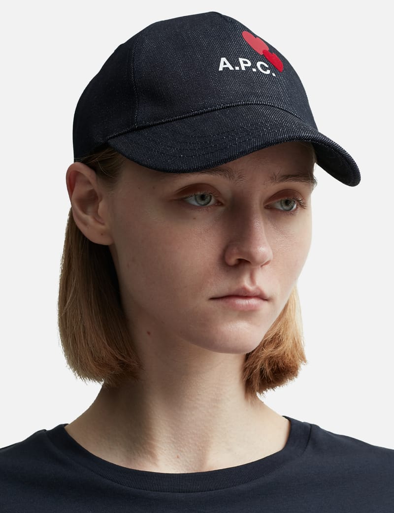 帽子・その他 Eden Blondie Cap - A.P.C. - Synthetic - Blue A.P.C.】CASQUETTE EDEN BLONDIE 情人節原色丹寧帽– Blue Beach