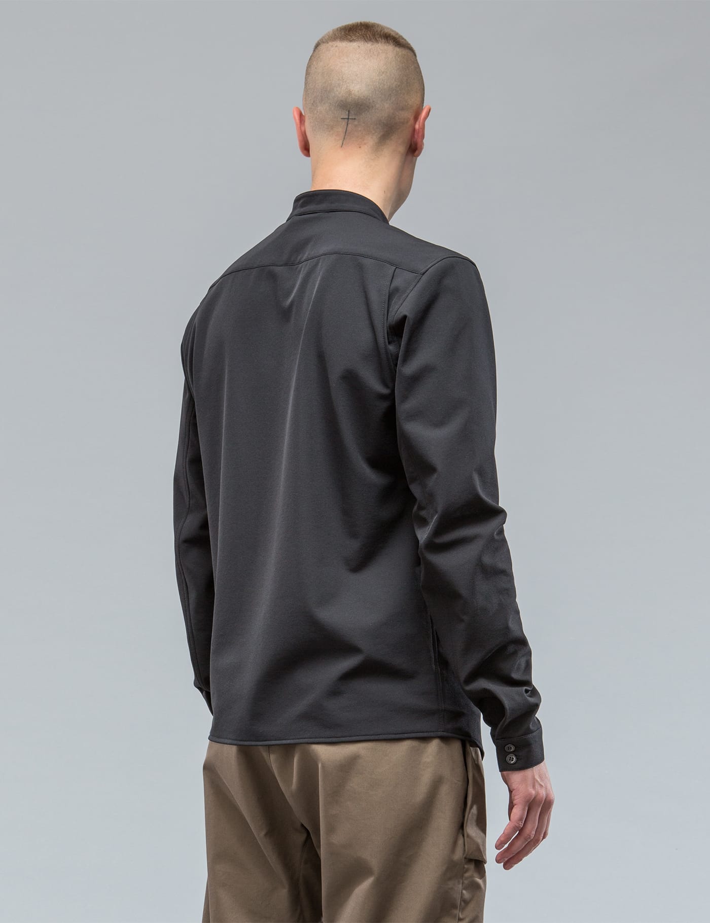 ACRONYM - LA6-DS HD Jersey Long Sleeve Zip Shirt | HBX - Globally 