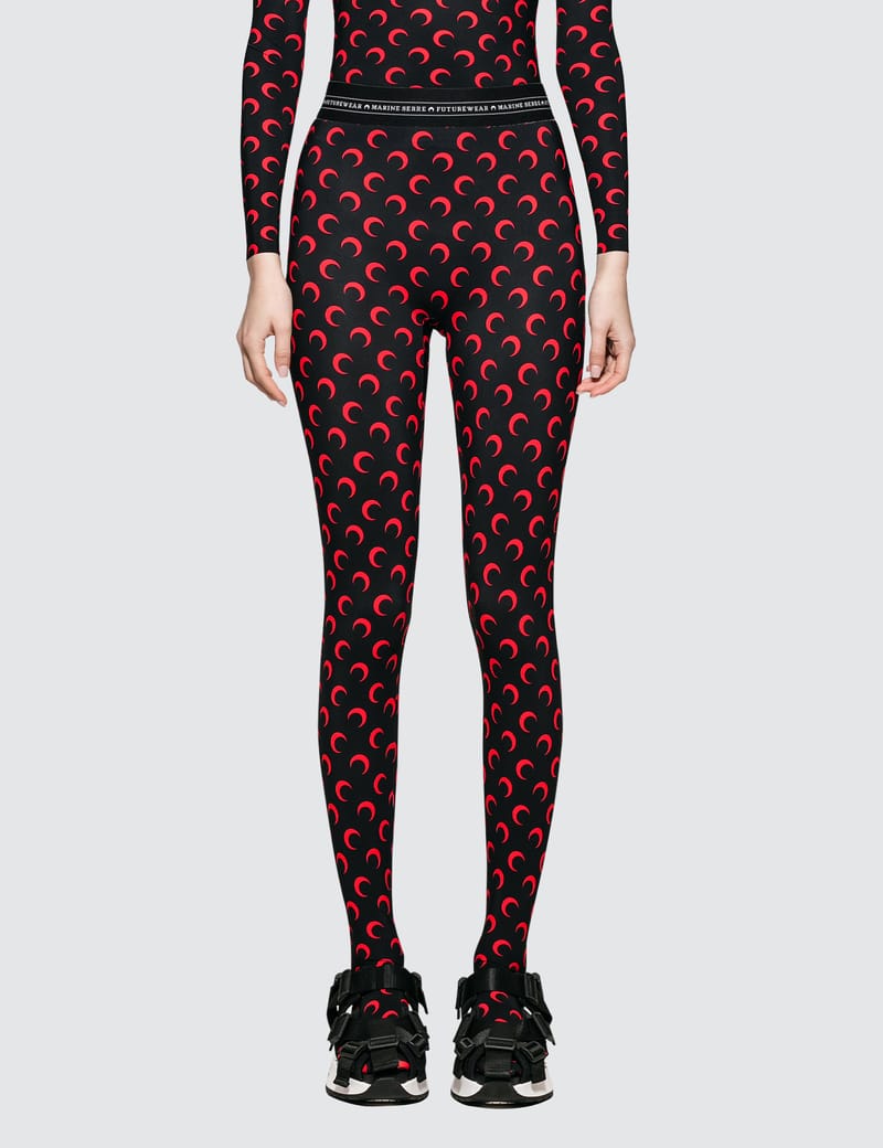 Marine Serre - All Over Moon Jersey Leggings | HBX - ハイプ