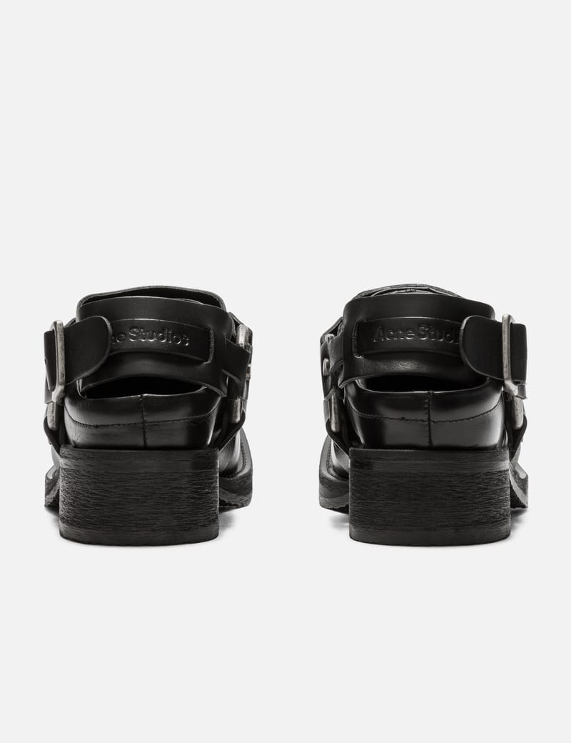 Acne Studios - Leather Buckle Mule | HBX