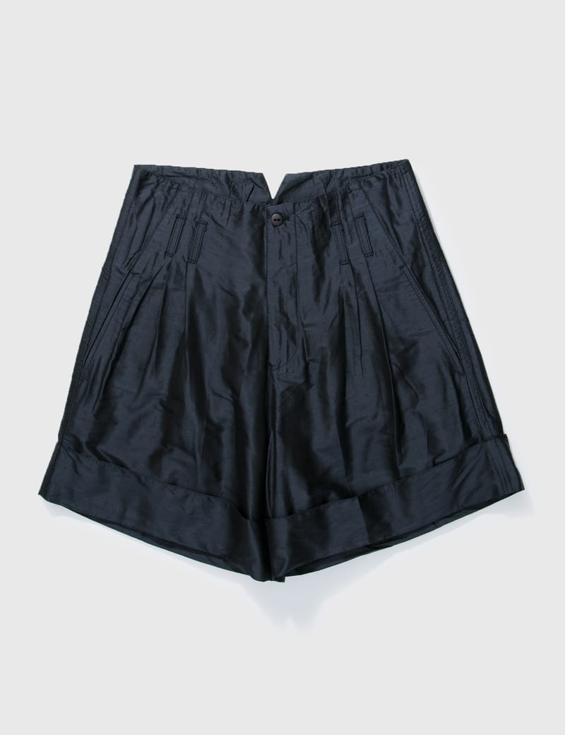 Emporio Armani - Emporio Armani Blue Line Metallic Shorts | HBX