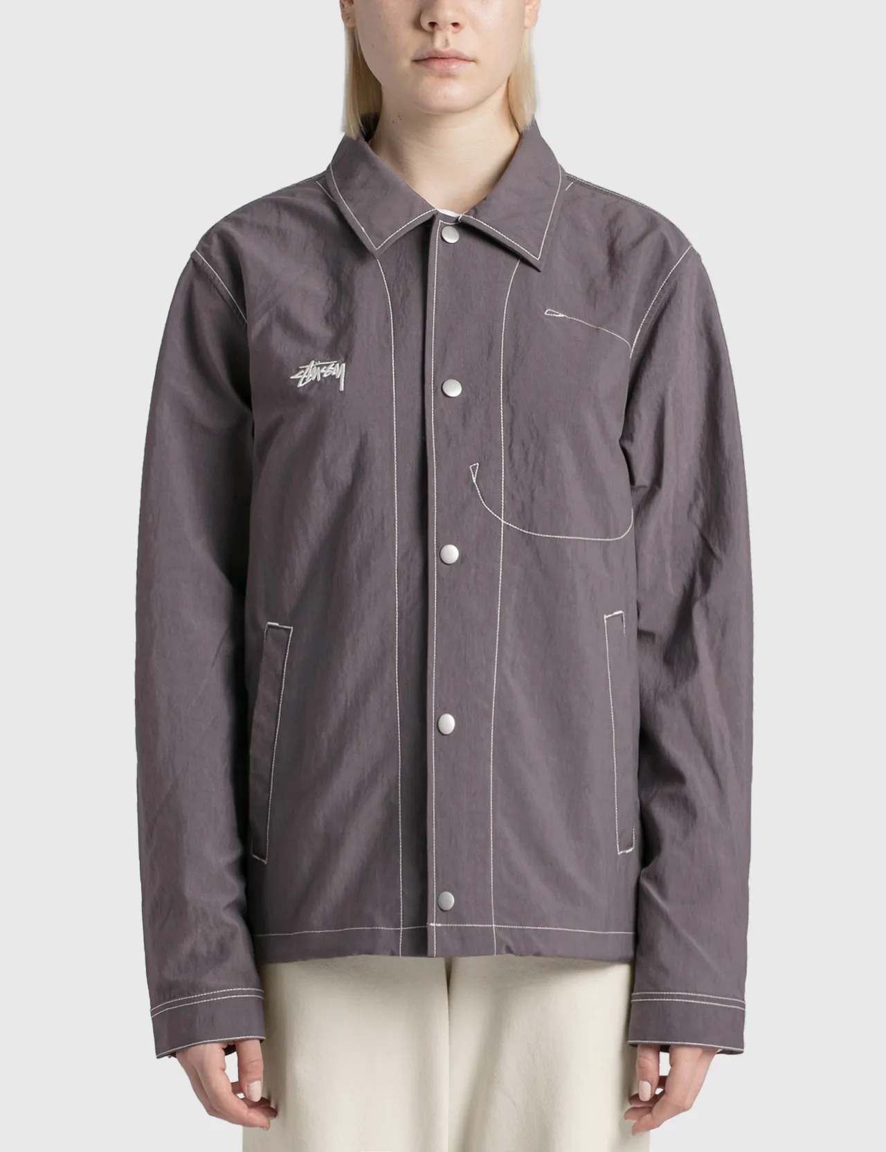 Stüssy - Nylon Folsom Jacket | HBX - Globally Curated Fashion and