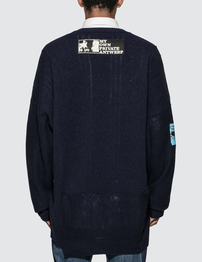 Raf Simons - Oversized Sweater With Patches | HBX - ハイプ
