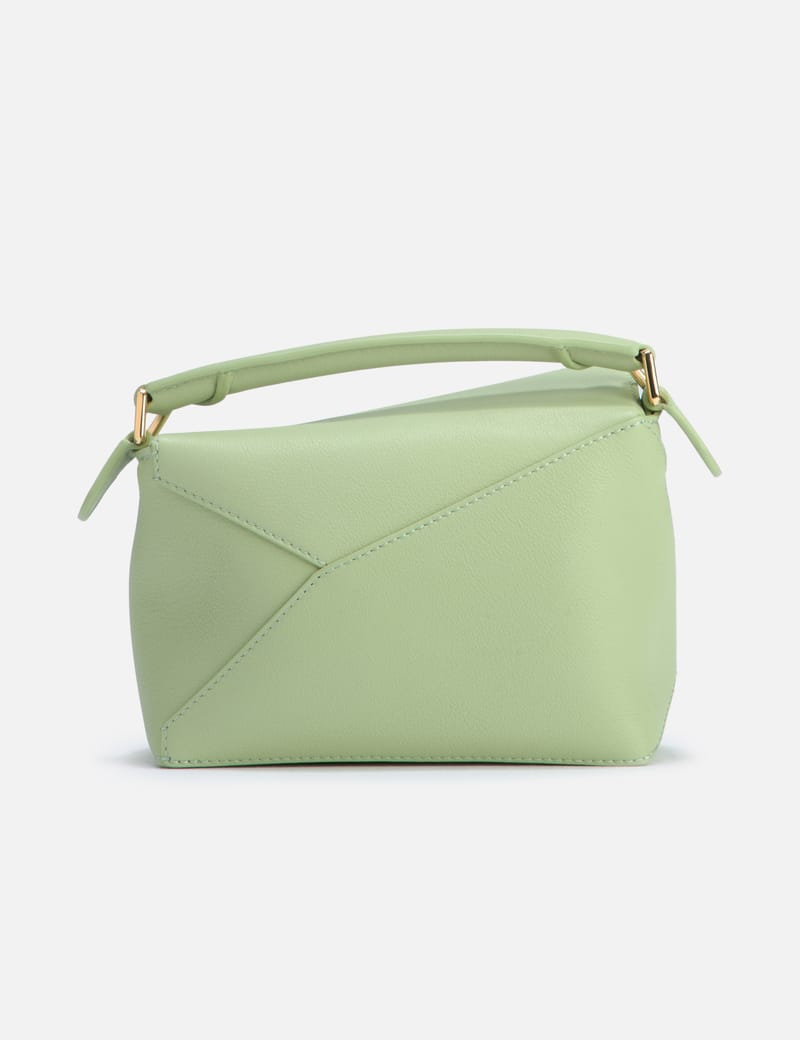ハンドバッグ Loewe Light Green Leather Mini Puzzle Handbag s-l400.jpg