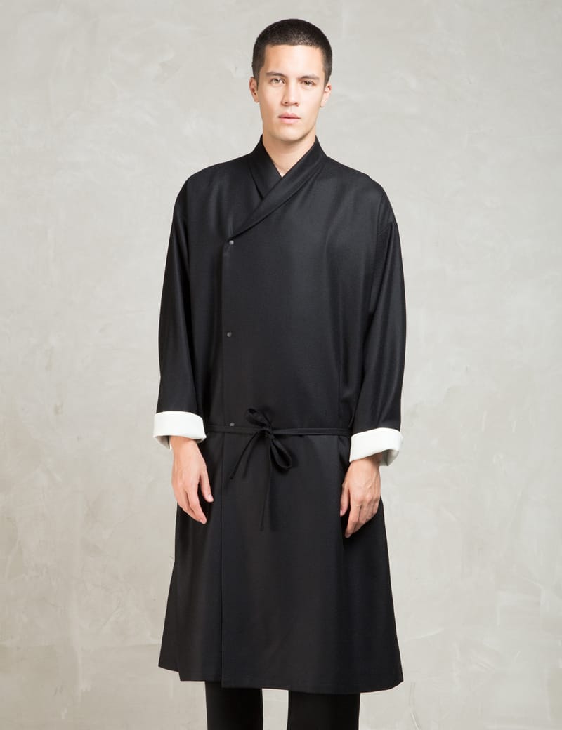 Sasquatchfabrix. - Black Oriental Big Coat | HBX - Globally