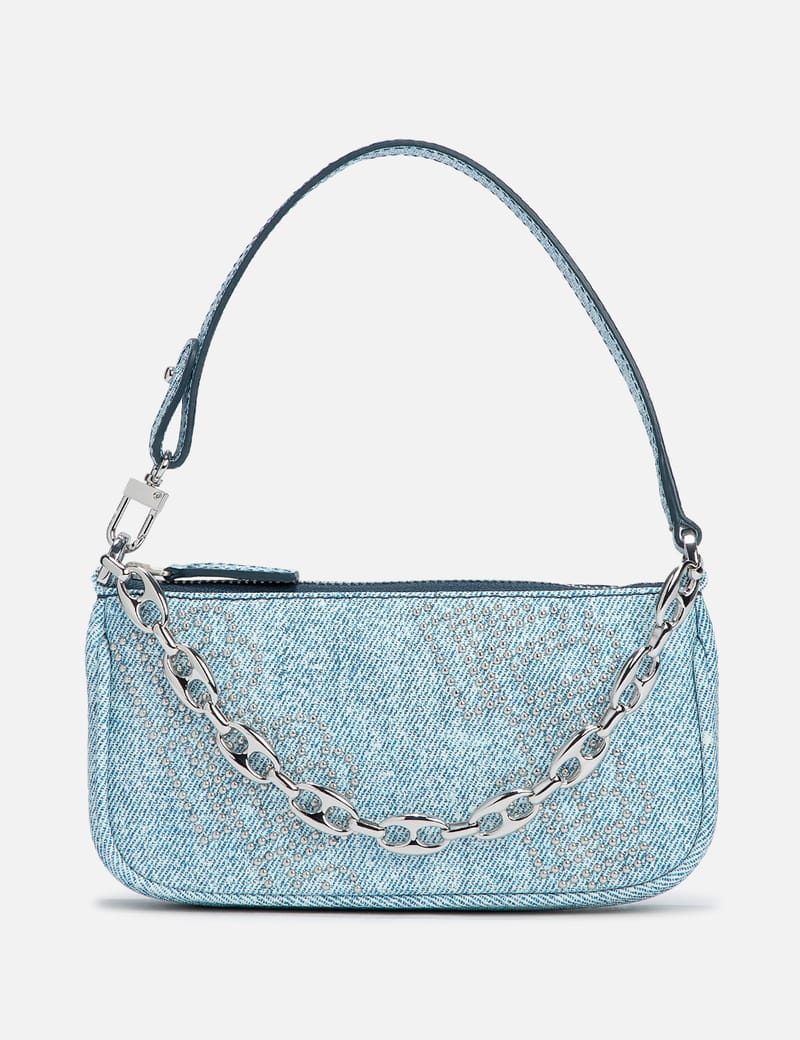 BY FAR Mini Rachel Stud Leather Bag HBX Globally Curated