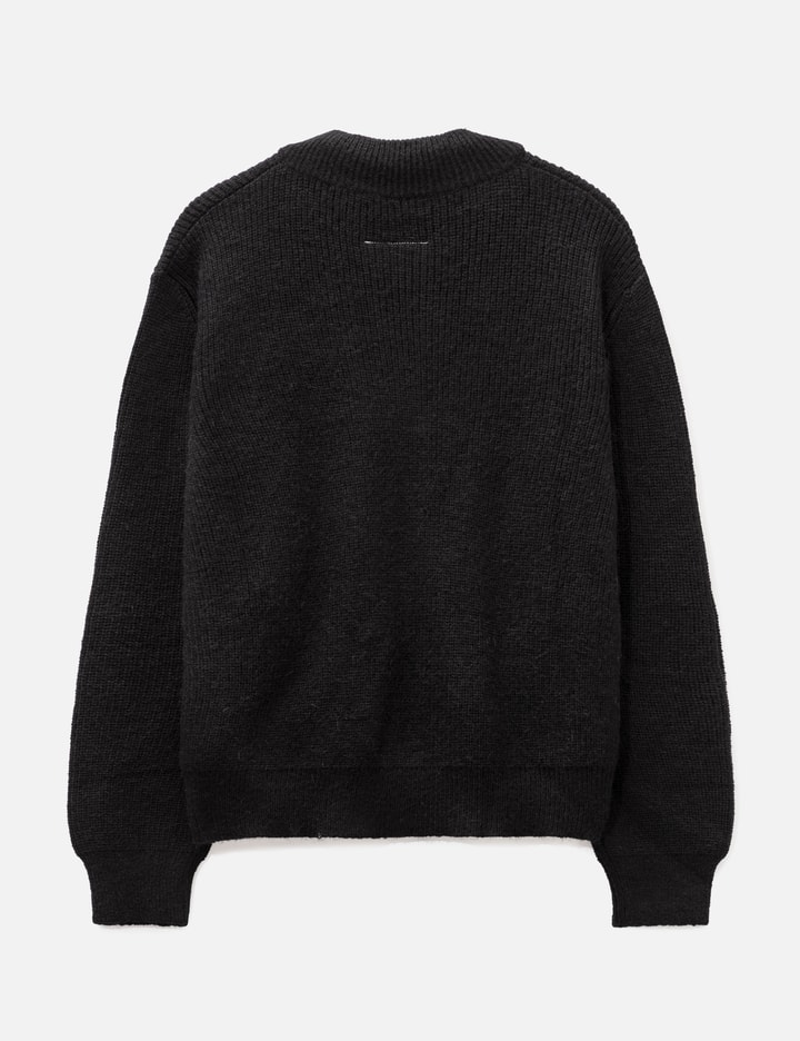 MM6 Maison Margiela - Distressed Cardigan | HBX - Globally Curated ...