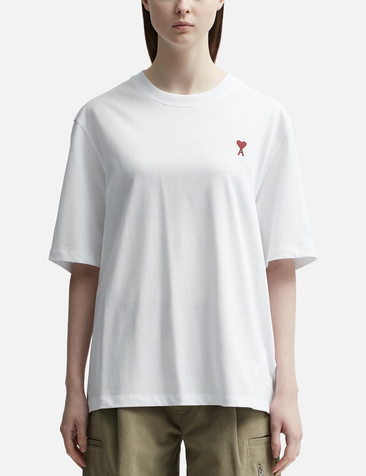 Cotton Topstitching Ami De Coeur T-Shirt main image 1