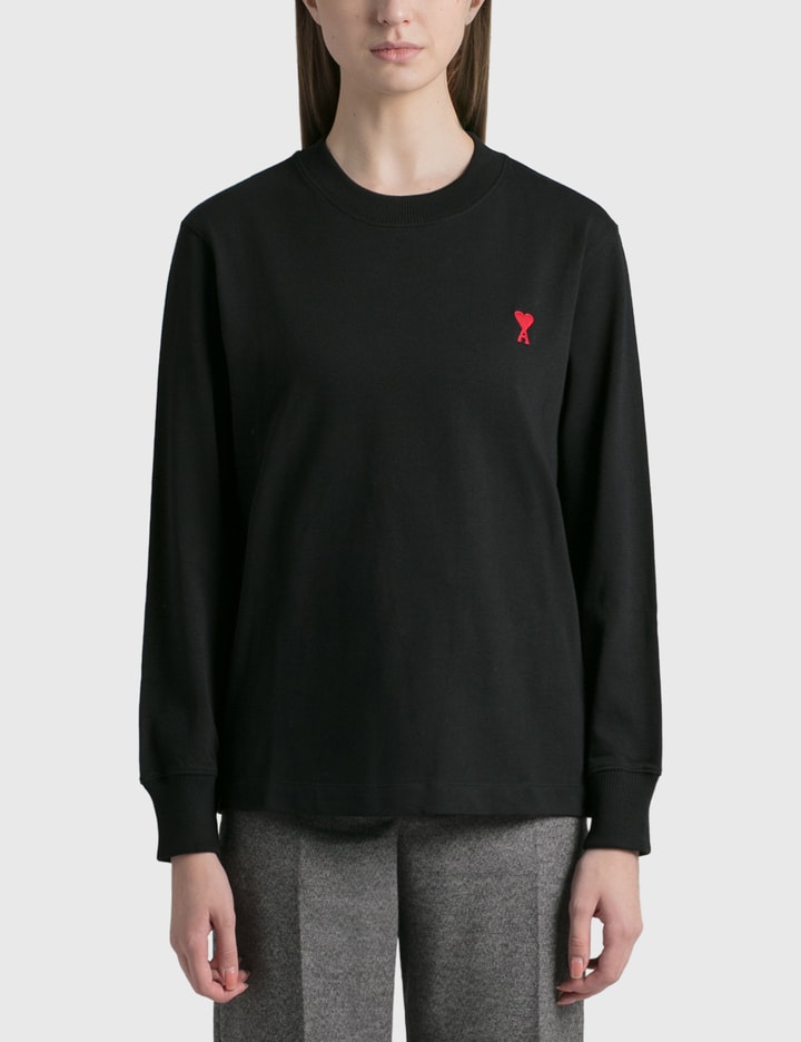 Ami - Ami De Coeur Long Sleeve T-shirt | HBX - Globally Curated Fashion ...